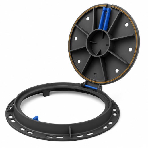 Döküm Rögar Kapağı Ø600 mm D400 | DKT-600-D3