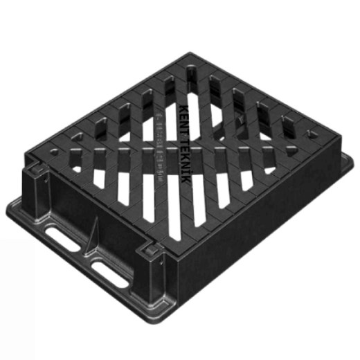 Döküm Yağmur Suyu Izgara Takımı 450x525 mm D400 | DIT-5070-D