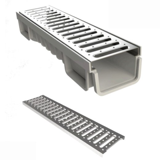 Galvaniz Kanal Izgarası 100x500x20 mm A15 | PGI-1020-A