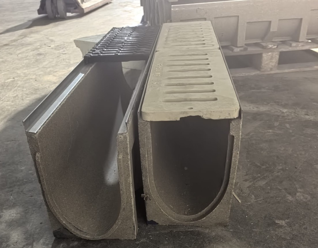 Polimer Drenaj Kanalı 250x1000x250 mm C250/D400 | KTK-2525-PK
